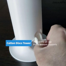 cotton discs tower 3d print model - Mito3D