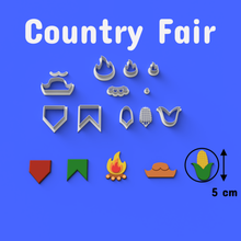 country fair Juni fest cookie-fondant cutter home cookie fondant Teig Land 3d print model - Mito3D