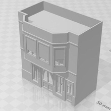 country house ho model 2 3d print model - Mito3D