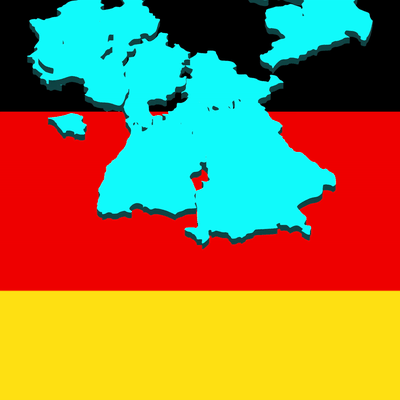 country puzzle - germany 3d europe geography map model world 3d print model - Mito3D
