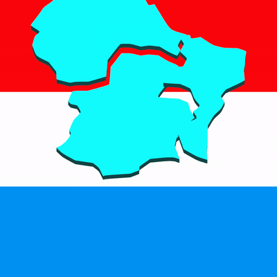 país enigma luxemburgo 3d europa geografia mapa modelo mundo 3d print model - Mito3D