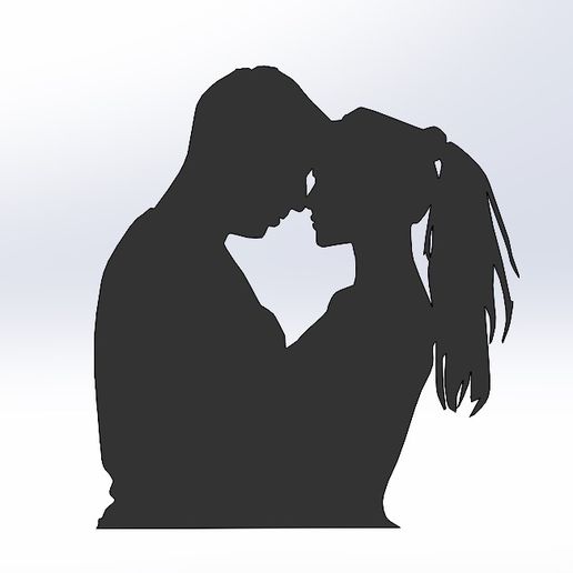 couple love silhouette wa