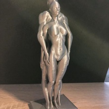 iki erkek bir kadın sanat amaç yükleme heykel tork ev dekorasyon postural çalışma vücut kadınlar 3d print model - Mito3D