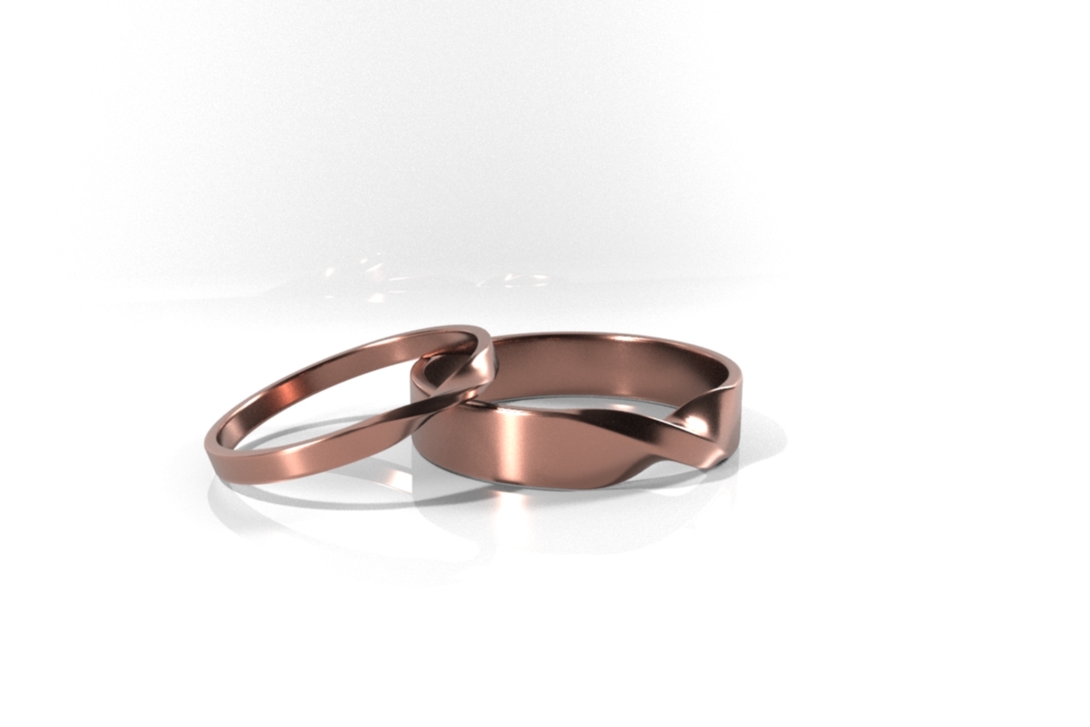 casal anel 3d impressão 3dprint 3D print model - Mito3D