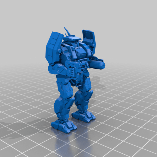 coursier collection commissarharris américain mecha combatmech Fighttech Jeux 3D print model - Mito3D