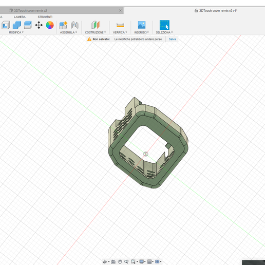 copertina guaina 3dtouch 3D print model - Mito3D