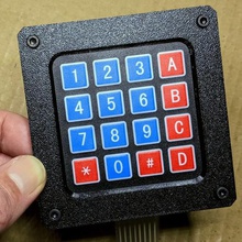 kapak 4x4 membran tuş takımı aracı elektronik düğmeleri 3d print model - Mito3D