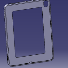Startseite Mantel Stoßstange iPad Luft gen 4 Apfel Schutz 3d print model - Mito3D