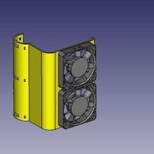 cubierta carcasa funda rampas 14 prusa i3 hephestos herramienta bq ventilador 3d impresora partes 3d print model - Mito3D