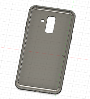 cubierta carcasa funda Samsung a6 a6+ 3d print model - Mito3D