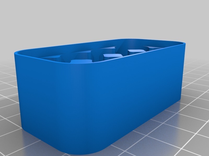 örtmek özelleştirilmiş konteynerler 3D print model - Mito3D
