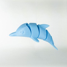 covertly articulated dolphin game toy 3d print model - Mito3D