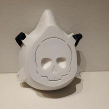 covid 19 Maske Schädel Corona Coronavirus Gesicht Virus Covid Schutzmaske Kunst 3d print model - Mito3D