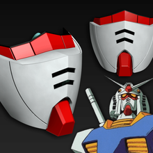 covid-19 mask cap gundam rx-78 edition tool coronavirus face covid19 facecoveringchallenge facemask notouchchallenge 3d printing 3d print model - Mito3D