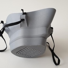 covid-19 máscara de fácil-para-impressão não apoiar versão modificada ferramenta coronavírus filtro saúde rímel proteccion proteção respirador salud vírus as ferramentas 3d print model - Mito3D