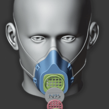 covid-maske çeşitli 3d print model - Mito3D