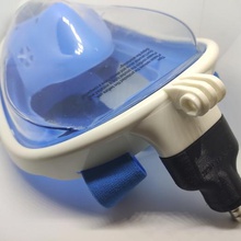 covid diving mask connectors tool ivl alv artifical lung ventilation 3d print model - Mito3D