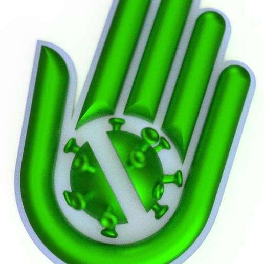 covid inmunity símbolo vários wearable vírus etiqueta o parar simbolo sinal pandemia inmunidad inmune mão emblema covid19 covid-19 coronavírus combate 3D print model - Mito3D