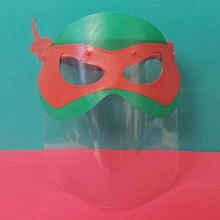covid maschera divertimento ragazzi adolescente mutante ninja tartarughe 3d print model - Mito3D