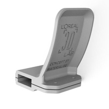 covid parametric door handle - rectangular horizontal tool hygiene merger360 19 covid19 3d print model - Mito3D