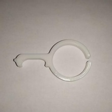 covid ring tool door opener lift 3d print model - Mito3D