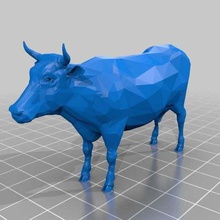 cow game animals 3d print model - Mito3D