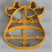 cow - cookie cutter home biscuit animal 3d print model - Mito3D