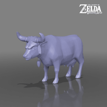 vaca - la leyenda de zelda aliento salvaje juego nintendo interruptor enlace wiiu wii naturaleza animal 3d print model - Mito3D