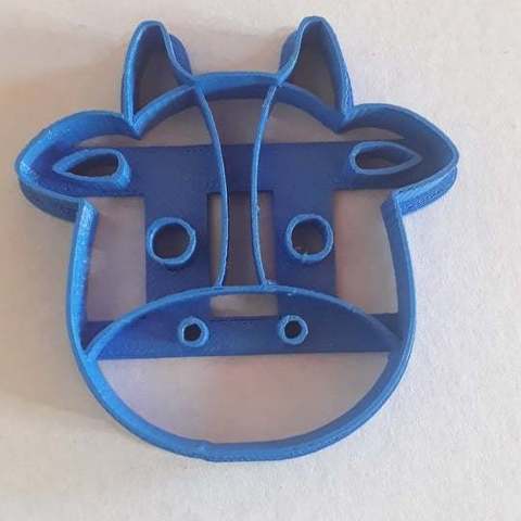 cow cookie cutter various animal biscuit farm 3D print model - Mito3D