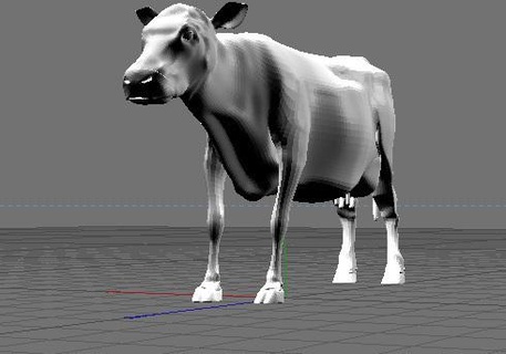 vaca modelo 3d impresora makerbot mendel reprap diverso categorizar 3d print model - Mito3D