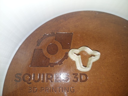 Kuh Polymer Ohrring Cutter Fondant Cupcake Mode DIY Dekoration 3d print model - Mito3D