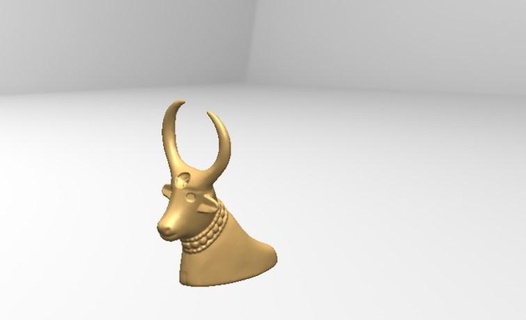 mucca statua 3d print model - Mito3D