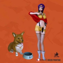 vaqueiro bebop ein Pembroke galês corgi Faye namorados cão jogos figura 3d print model - Mito3D