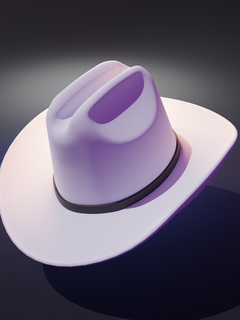 cowboy hat Fashion cowboyhat western 3dprinting fashion accessories cosplay costume hats wildwest style diy maker 3dmodeling giftidea unique creative 3ddesign hatlover hatsofinstagram instahat 3d print model - Mito3D