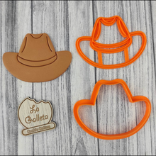 cowboy hat cutter 9 cm cookies bakery pastry shop cookie rodeo texas 3d print model - Mito3D