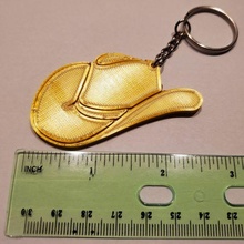 cowboy hat keychain gadget accessory accessories west western 3d print model - Mito3D