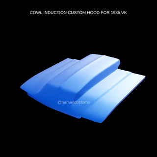 cowl induction custom hood 1985 vh commodore calais australia model kit rc r c diecast vk brock drag 3d print model - Mito3D