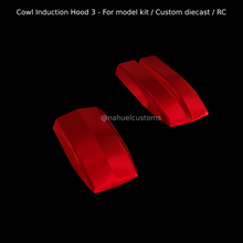 Motorhaube Induktion Kapuze 3 Modell Kit Benutzerdefiniert Druckguss rc ziehen Rennen revell amt Fuchs Körper 3d print model - Mito3D