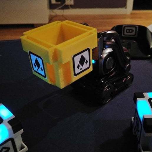 cozmo anki vector - improved container gadget robotics 3D print model - Mito3D