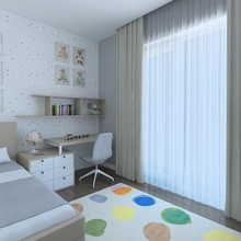cozy room child architecture bedroom chiuldren interior 3d print model - Mito3D