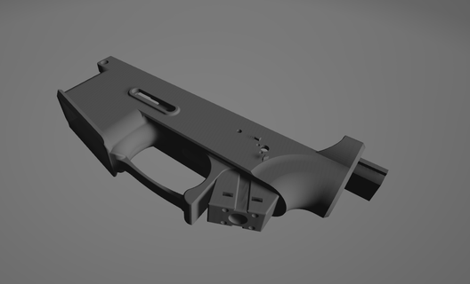 cpmplete m4 hpa ricevitore stili ghiottone polarstar aeg genere Speedsoft pistola 3d print model - Mito3D