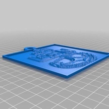 cpo şef Çapa lithopane Donanma Sanat özelleştirilmiş 2d 3d print model - Mito3D