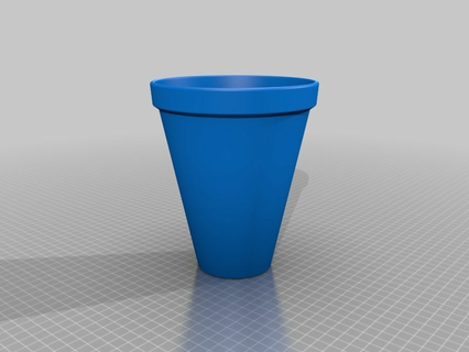 cpot fleur 70x170ustomized flower pot - classic style customized outdoor garden 3d print model - Mito3D