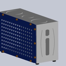 cpu kutusu çeşitli dolap kabine sac metal kutu 3d print model - Mito3D