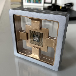 cpu display case showcase 3d print model - Mito3D