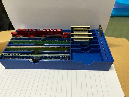 cpu ram toolbox organizer intel amd shielded ram - cpus ram feelings  3d print model - Mito3D