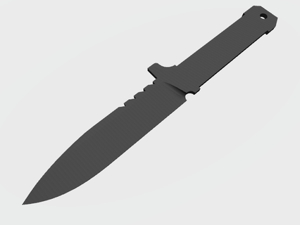 cqc knife 3d print model - Mito3D