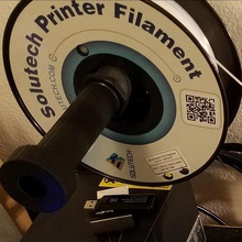 cr-10 cr-10mini spool extender tool mini filament holder roller 3d printer accessories 3d print model - Mito3D