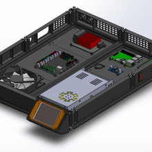 cr-10 mod - independiente todos a una de la herramienta aio caja control controlbox cr10 creality gen l mks tft 32 Impresora 3d las piezas 3d print model - Mito3D