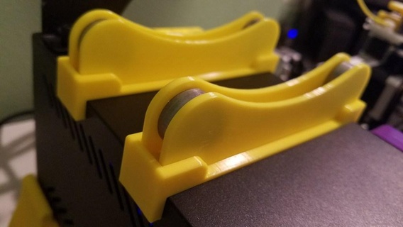 cr-10 tush bracket filament spool holder 3d printer accessories 3d print model - Mito3D